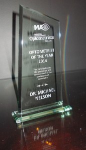 Optometrist of the Year Award 2014