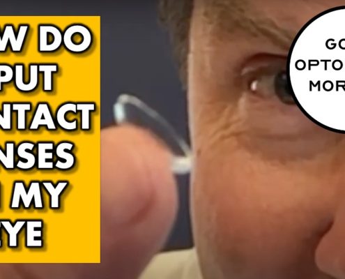 how to put in contacts